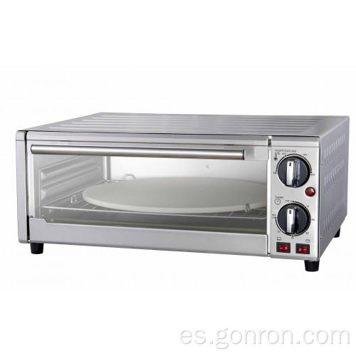 Horno de pizza eléctrico de acero inoxidable 15L